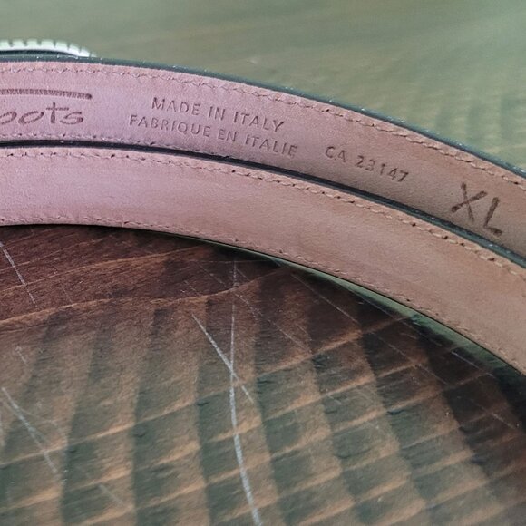 Talbots Leather Belt 6614 - Made in Italy